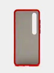 Красный чехол для Xiaomi Mi 10/Mi 10Pro с цветной окантовкой