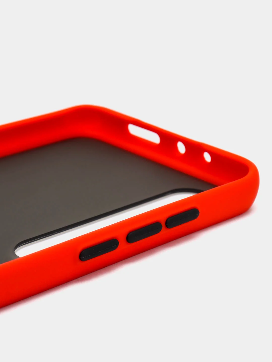 Красный чехол для Xiaomi Mi 10/Mi 10Pro с цветной окантовкой