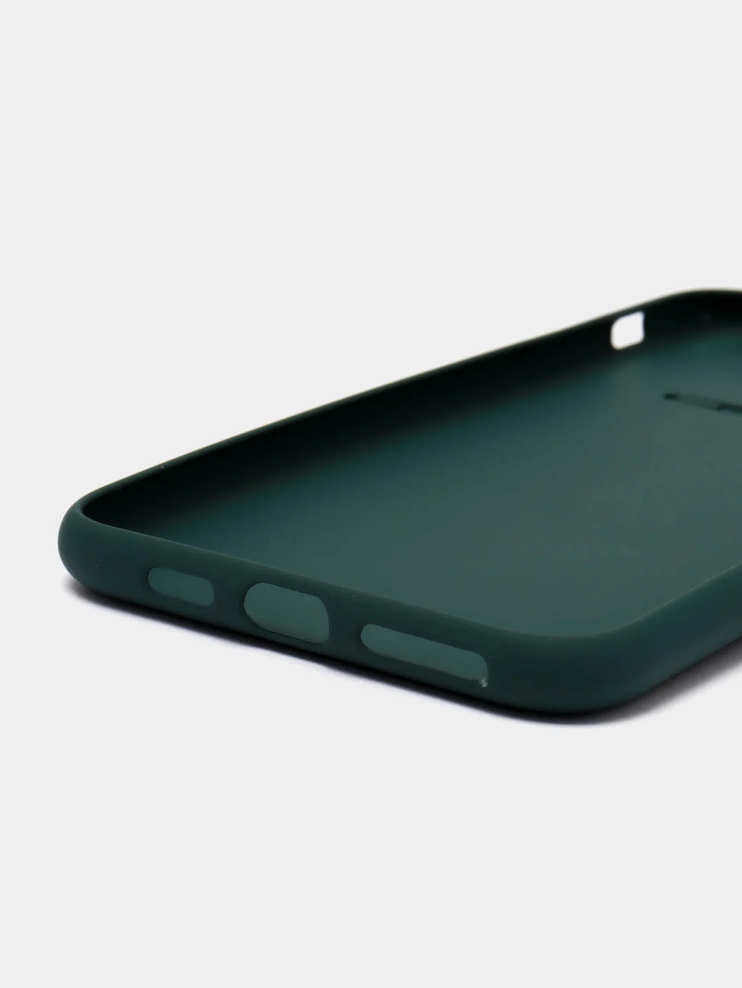 Тёмно-зелёный чехол силиконовый для IPhone X, XS, XS Max, с защитой камеры