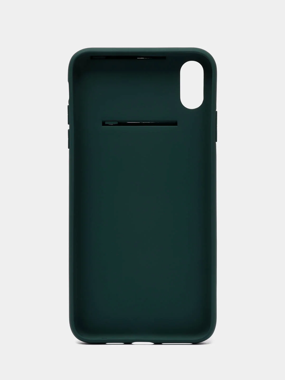 Тёмно-зелёный чехол силиконовый для IPhone X, XS, XS Max, с защитой камеры