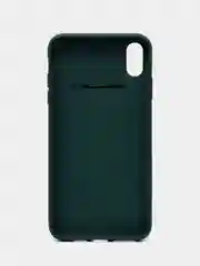Тёмно-зелёный чехол силиконовый для IPhone X, XS, XS Max, с защитой камеры