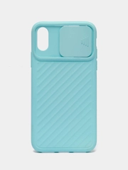 Чехол силиконовый для IPhone X, XS, XS Max, с защитой камеры