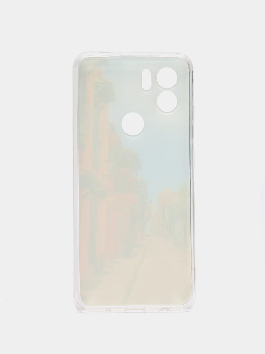 Лазурный чехол для Xiaomi Redmi A1 Plus / A1+ A2+ Poco C51 (Сяоми Редми А1 Плюс / А1+) с рисунком