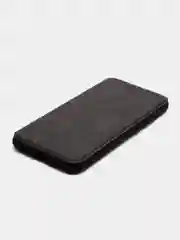 Серый чехол-книжка для Xiaomi Note 8, с прошитыми краями
