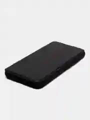Черный чехол-книжка для Xiaomi Note 8, с прошитыми краями