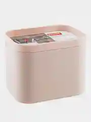 Органайзер 2-секционный, 150 х 110 х 120 мм, мини розовый пластиковый "PROFF"