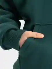 Зеленый детский спортивный костюм с начесом