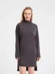 Угольный платье женское, кашемировое, лапша