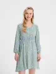 Мятный платье женское