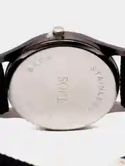 Черный часы мужские наручные кварцевые с календарем SOKI