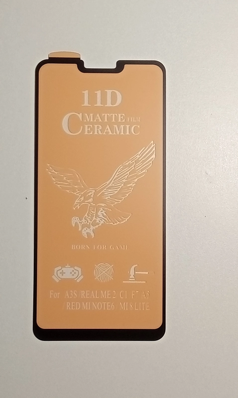 Защитное стекло - пленка Xiaomi MI 8 Lite, Redmi Note 6 керамическое, матовоe