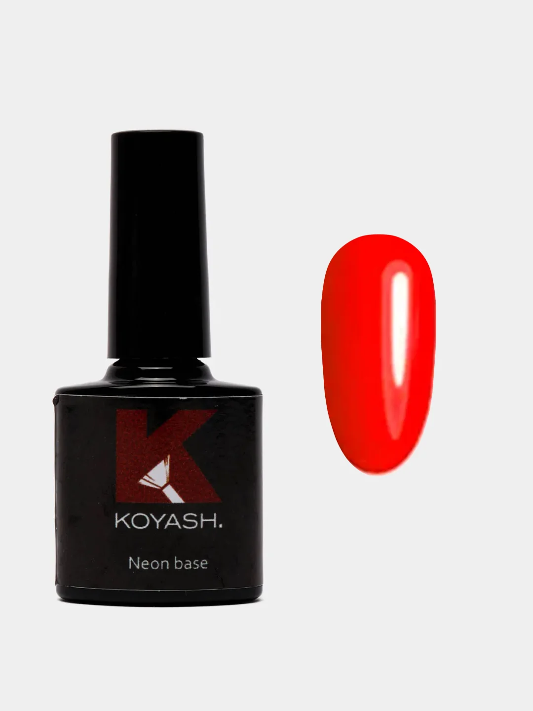 Красный цветная база для ногтей, гель-лака камуфлирующая Koyash, для маникюра