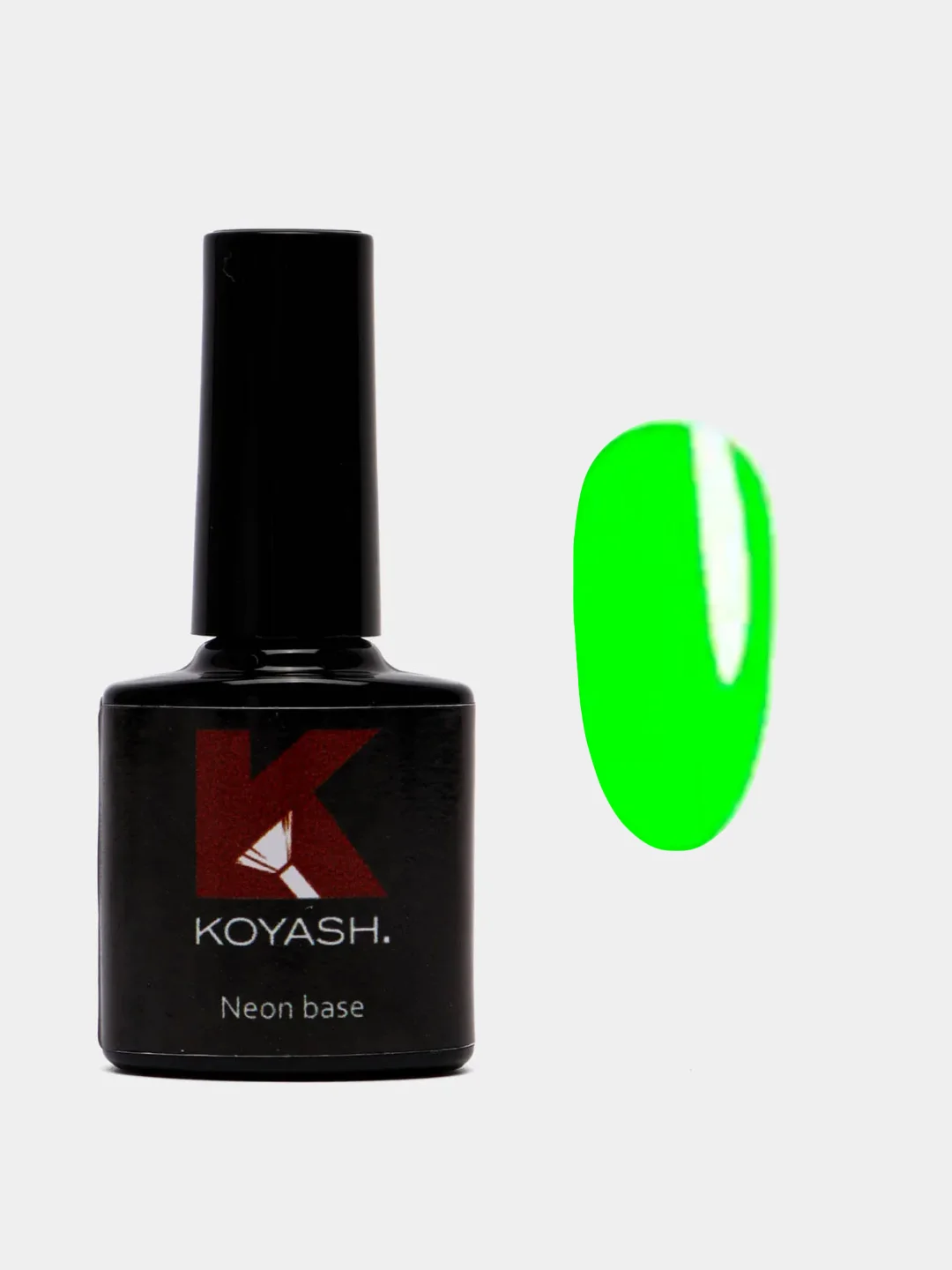 Салатовый цветная база для ногтей, гель-лака камуфлирующая Koyash, для маникюра