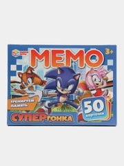 Карточная игра Супер гонка. МЕМО. Тренируем память. 50 карточек