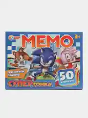 Карточная игра Супер гонка. МЕМО. Тренируем память. 50 карточек