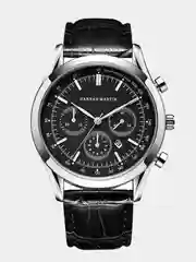 Черный мужские наручные часы Hannah Martin HM58190, в подарочной упаковке