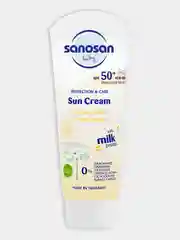 SANOSAN Солнцезащитный крем SPF 50+ с рождения, 75 мл