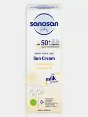SANOSAN Солнцезащитный крем SPF 50+ с рождения, 75 мл
