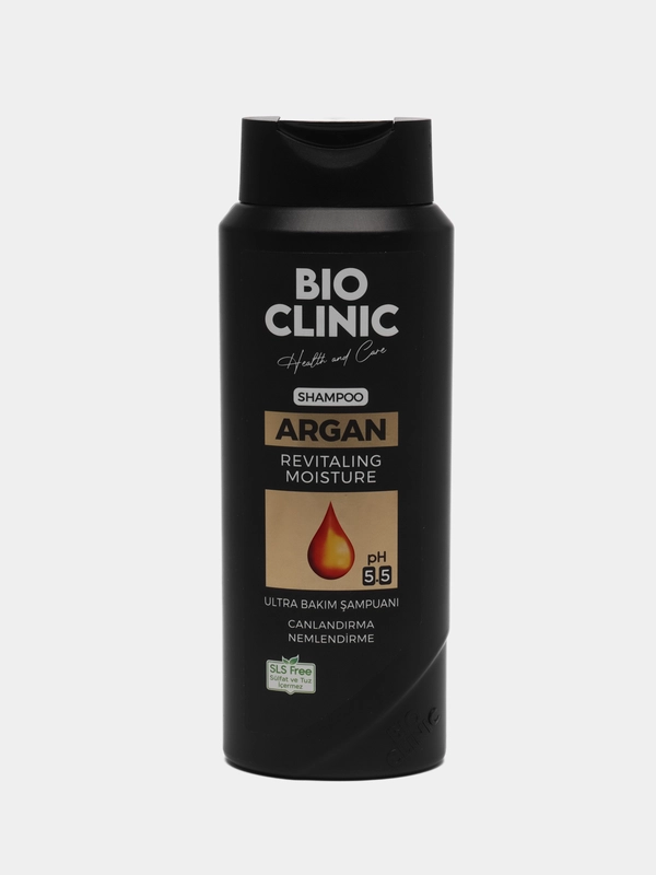 Шампунь для волос с аргановым маслом BIO CLINIC, 600 мл