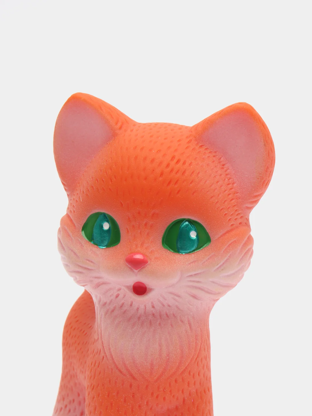 Игрушка для купания малышей "Котенок Рыжик", резиновая, 12 см, С-354