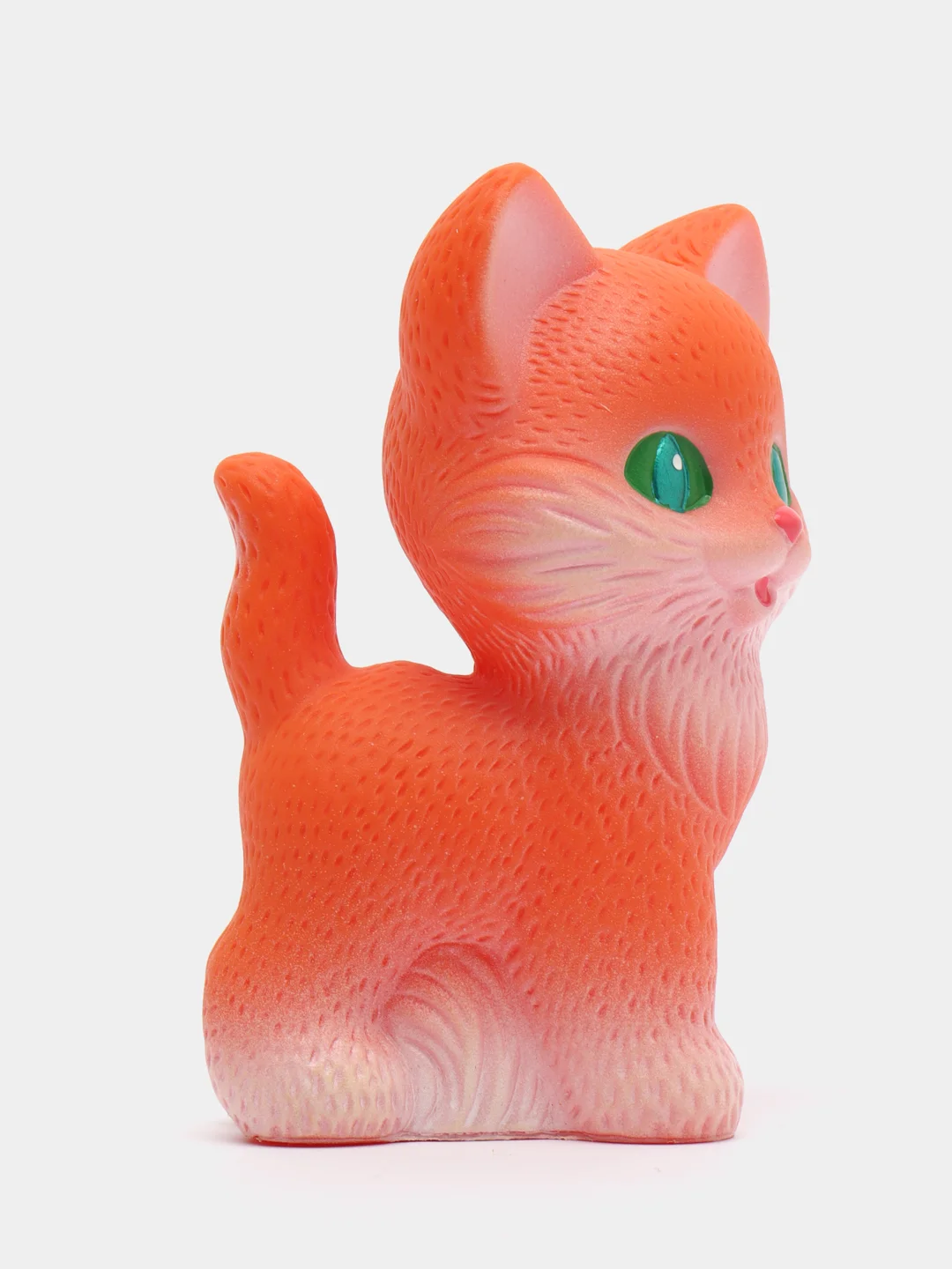 Игрушка для купания малышей "Котенок Рыжик", резиновая, 12 см, С-354