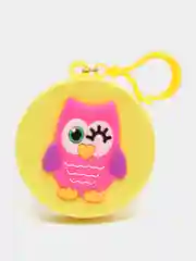 Желтый кошелек детский, открывающийся, ПВХ, 7,5 см