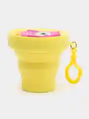 Желтый кошелек детский, открывающийся, ПВХ, 7,5 см
