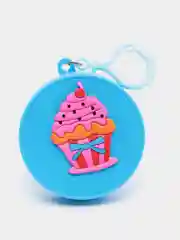 Голубой кошелек детский, открывающийся, ПВХ, 7,5 см