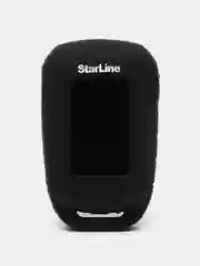 Черный чехол для брелка сигнализации StarLine A62, A92, A64, A94, T94, V62 Moto силикон