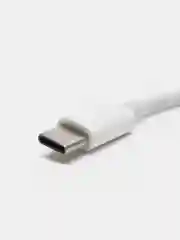 Белый aux адаптер переходник аудио конвертер (Type-C/3.5mm jack aux)