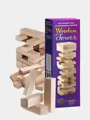Игра настольная "Башня Дженга", 28 см