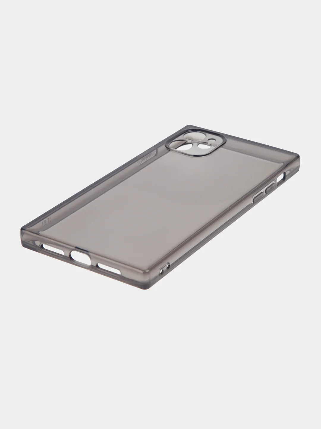 Черный чехол для Apple iPhone 11 силиконовый КАРТОФАН прозрачный прямоугольный с защитой камер
