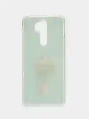 Голубой чехол Xiaomi Redmi Note 8 Pro, Сяоми Редми Нот 8 Про силиконовый, с рисунком