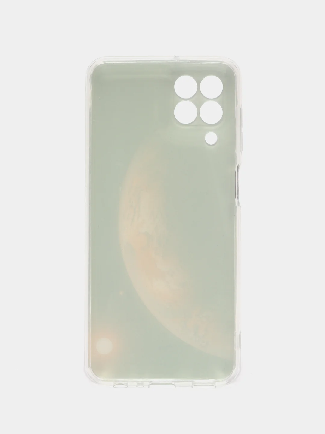 Тёмно-коричневый чехол для Samsung Galaxy M33, Самсунг Галакси М33, с рисунком