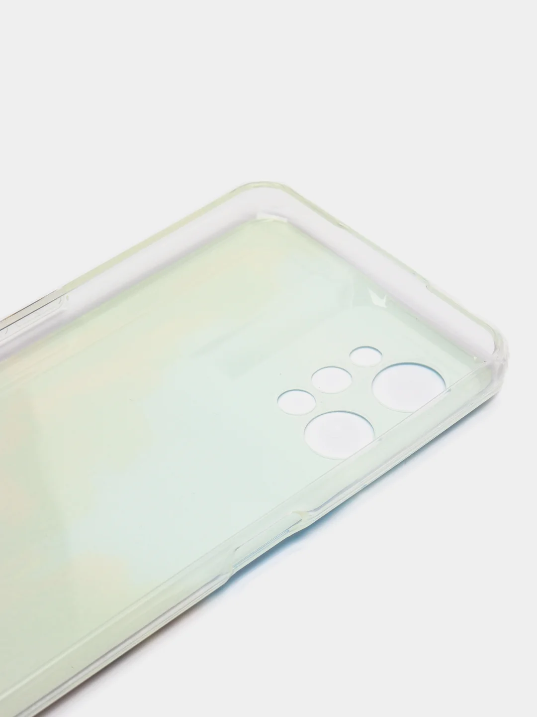 Лазурный чехол силиконовый на Realme C31 / Реалми С31, с рисунком