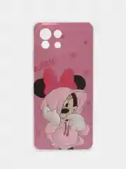 Тёмно-розовый чехол Mi 11 Lite, Xiaomi 11 Lite 5G NE, Ми 11 Лайт, Сяоми 11 Лайт, силиконовый с рисунком