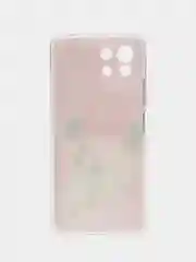 Тёмно-розовый чехол Mi 11 Lite, Xiaomi 11 Lite 5G NE, Ми 11 Лайт, Сяоми 11 Лайт, силиконовый с рисунком