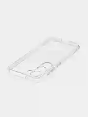 Прозрачный чехол для Samsung Galaxy S23 силиконовый ROSCO прозрачный с бортиком- защитой модуля камер