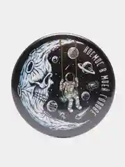 Черный значок "Мой космос", 37 мм
