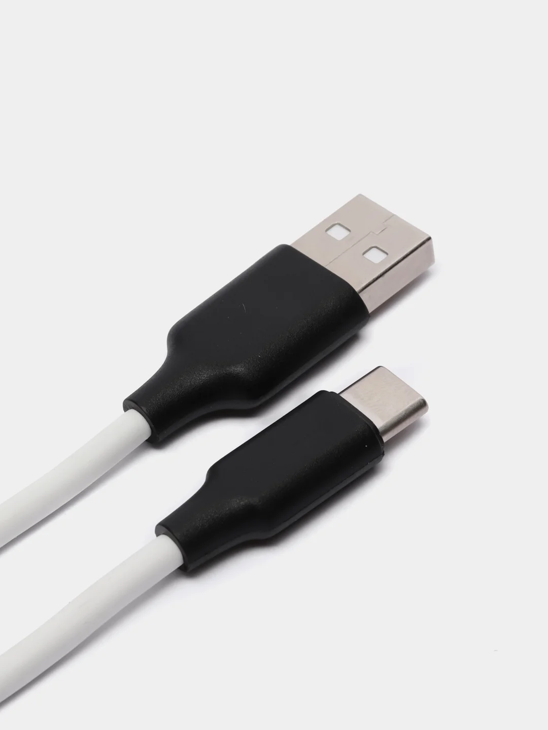 Белый кабель зарядки Micro-USB, Type-C, 8PIN-lightning, с подсветкой