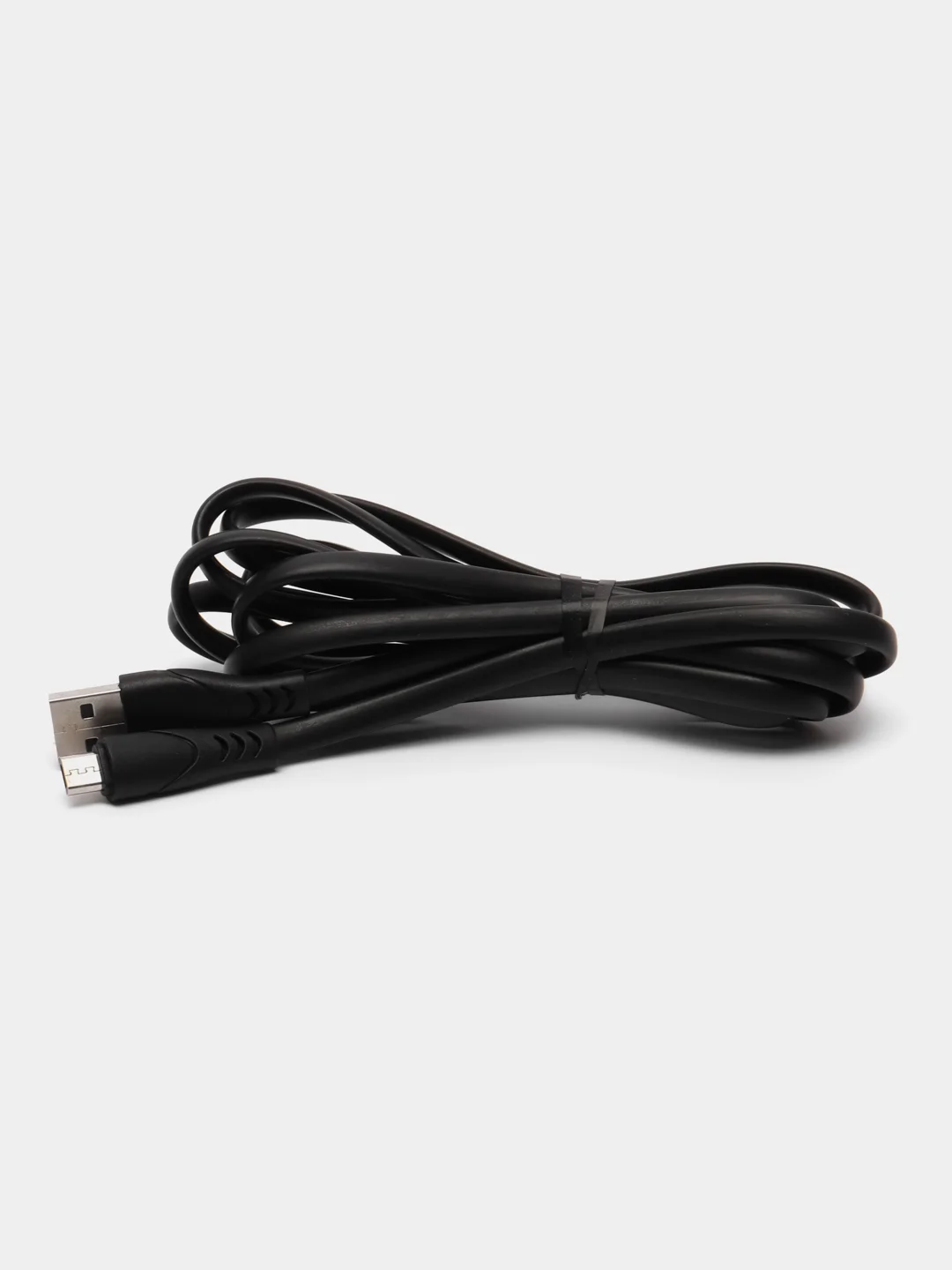 Черный кабель 2 МЕТРА СИЛИКОНОВЫЙ МЯГКИЙ провод зарядник iPhone, Lightning, Micro Type-C USB шнур