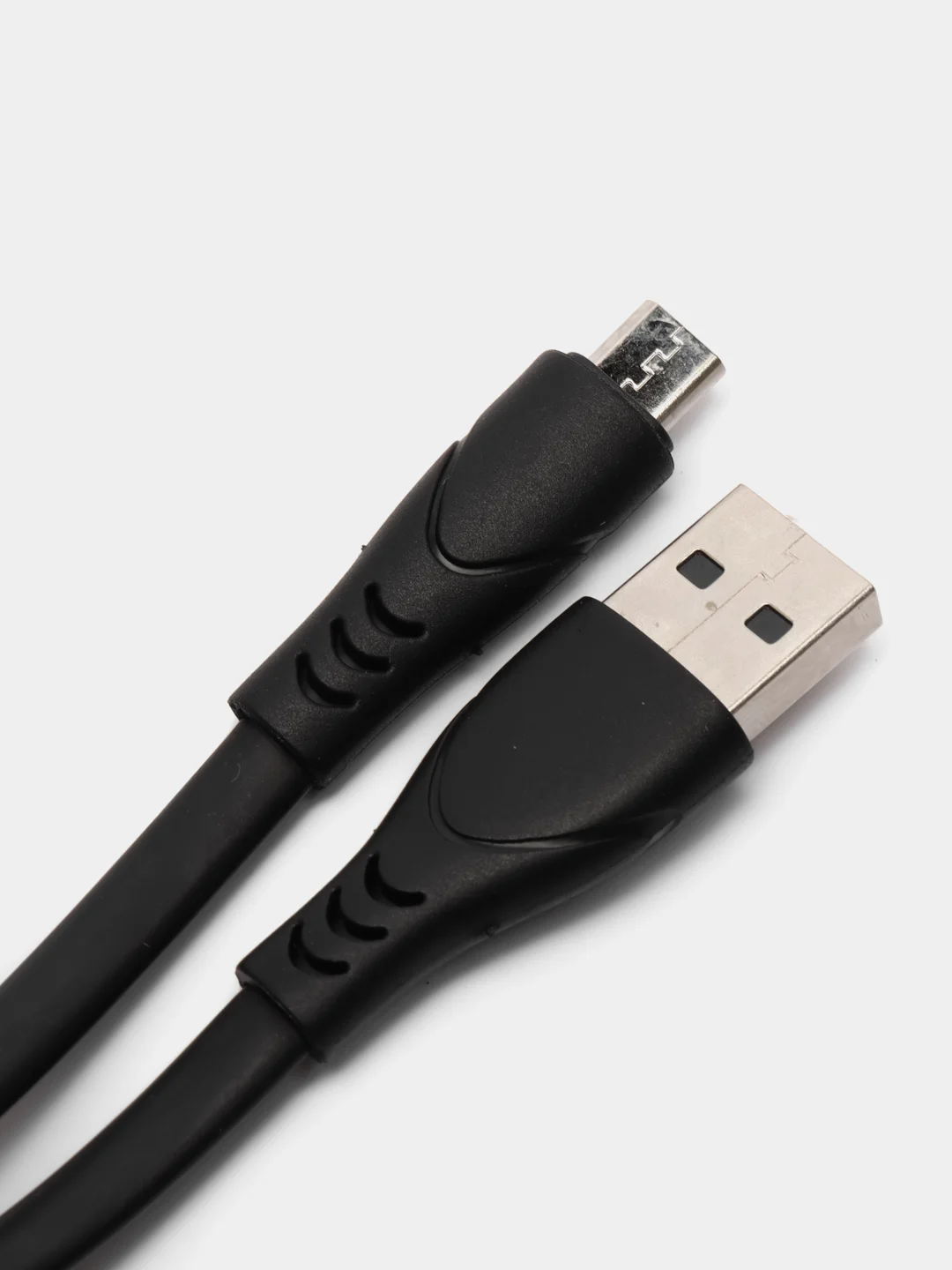 Черный кабель 2 МЕТРА СИЛИКОНОВЫЙ МЯГКИЙ провод зарядник iPhone, Lightning, Micro Type-C USB шнур