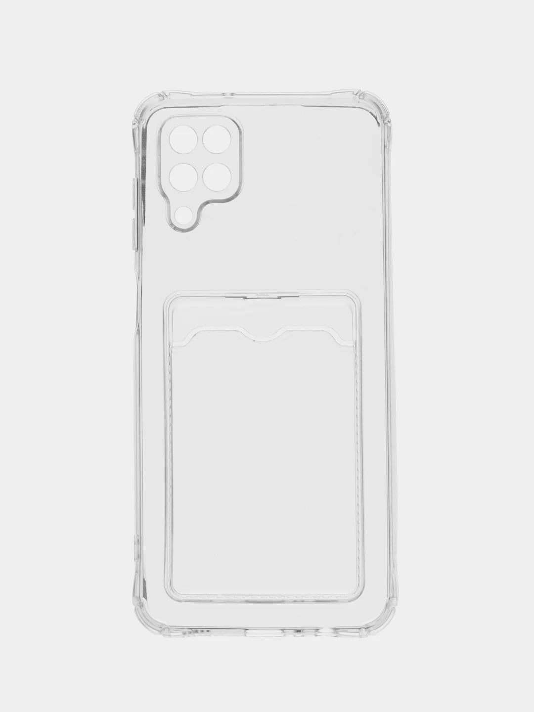 Прозрачный чехол с карманом для карт на Samsung А12, А51/M40S, А32, A30S/A50/A50S, A30, A52, A72, А13