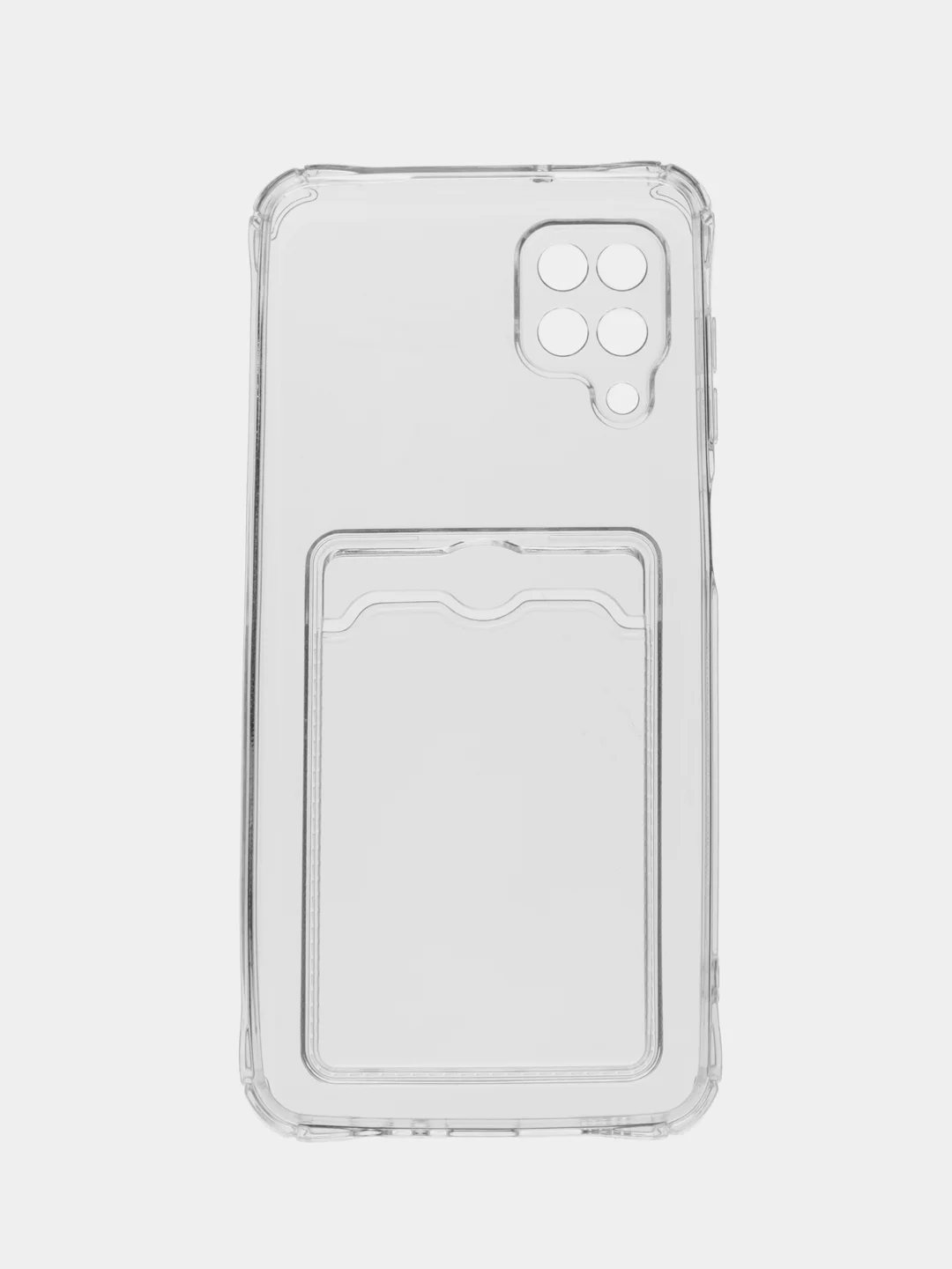 Прозрачный чехол с карманом для карт на Samsung А12, А51/M40S, А32, A30S/A50/A50S, A30, A52, A72, А13