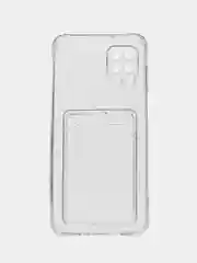 Прозрачный чехол с карманом для карт на Samsung А12, А51/M40S, А32, A30S/A50/A50S, A30, A52, A72, А13