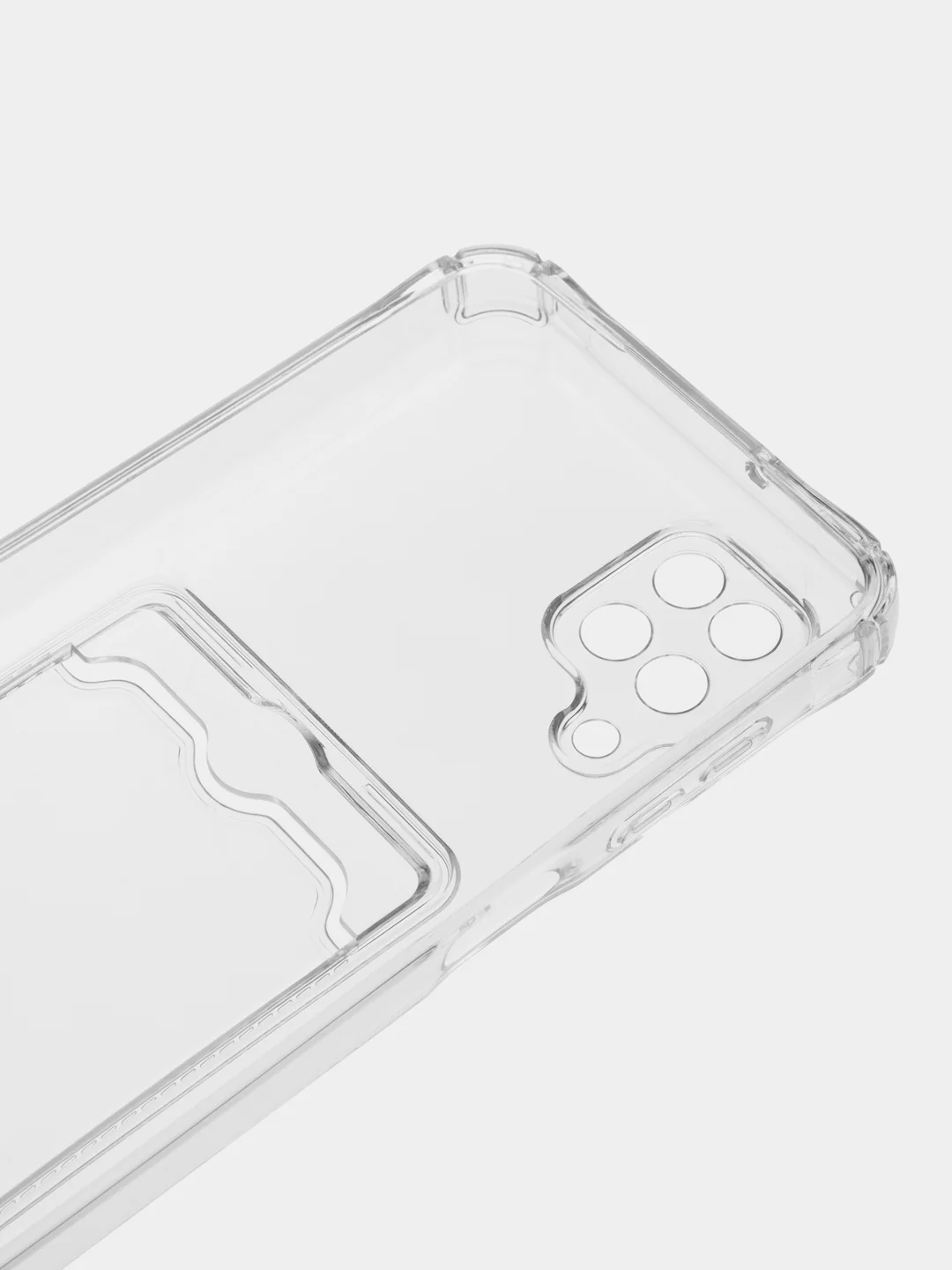 Прозрачный чехол с карманом для карт на Samsung А12, А51/M40S, А32, A30S/A50/A50S, A30, A52, A72, А13