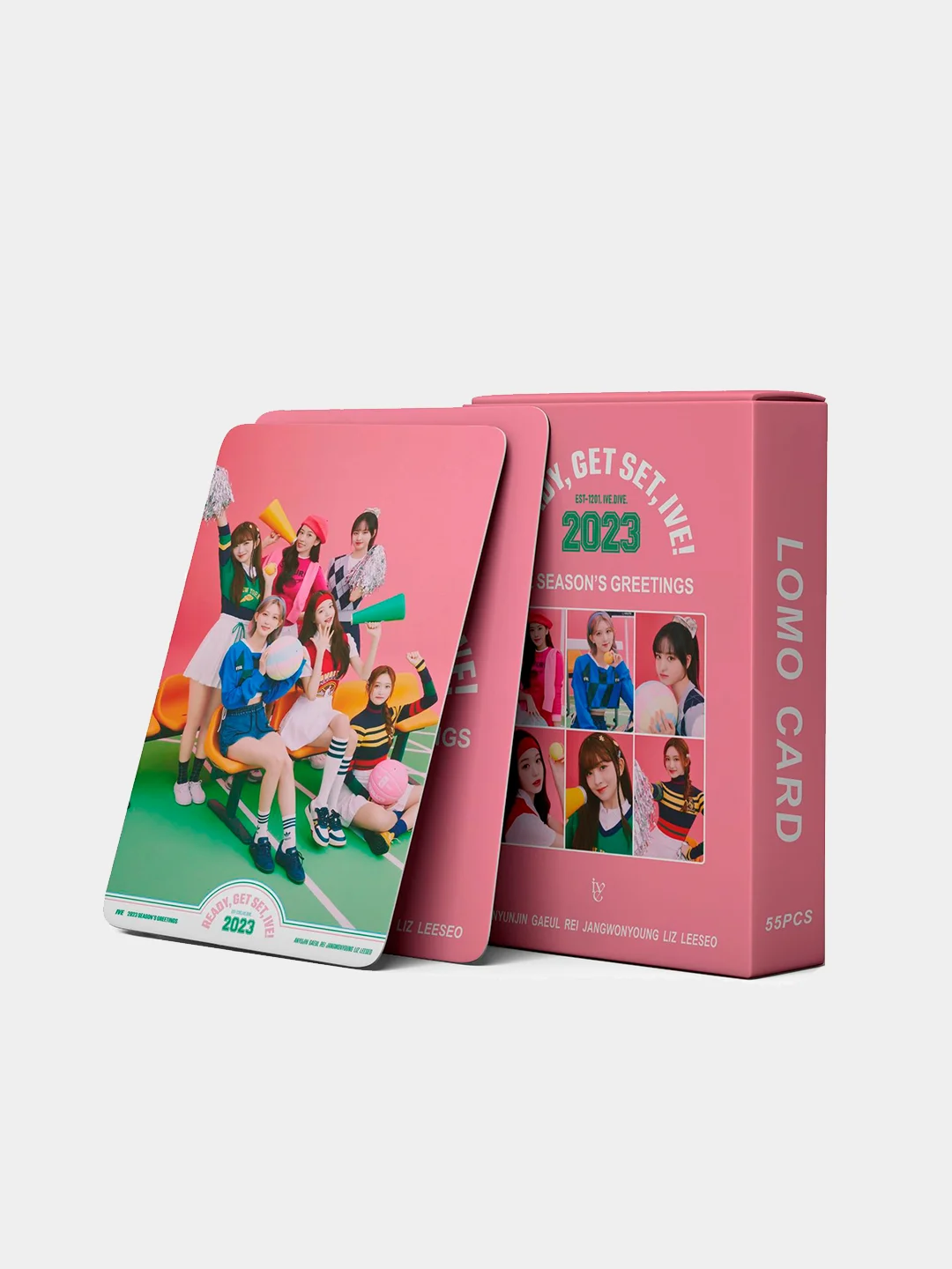 Карточки женских k-pop групп TWICE, AESPA, IVE, NewJeans, 55 штук
