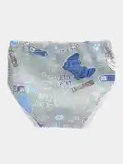 Бежевый меланж трусы для мальчика, кулирка, хлопок