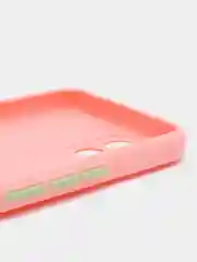 Розовый силиконовый чехол для Infinix Smart 6 HD (Смарт 6 Хд), с карманом для карт