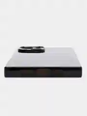 Черный чехол для Apple iPhone 14 силиконовый КАРТОФАН прозрачный прямоугольный с защитой камер